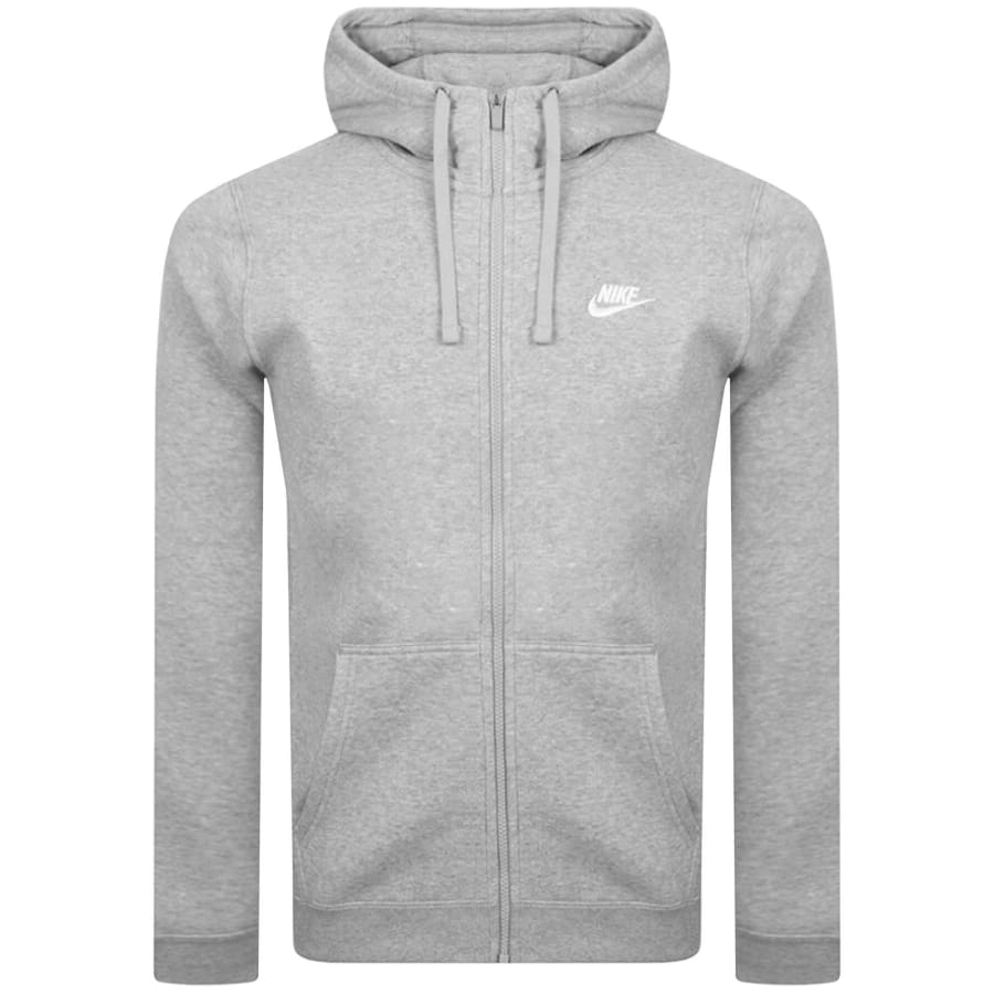 Grey marl nike tracksuit top